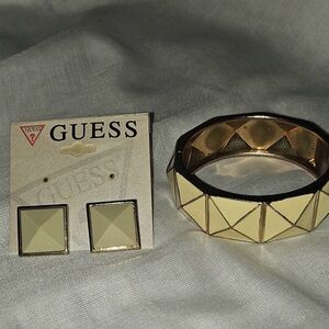 GUESS Earrings & Fashion  Geometric Bracelet Jewelry Set